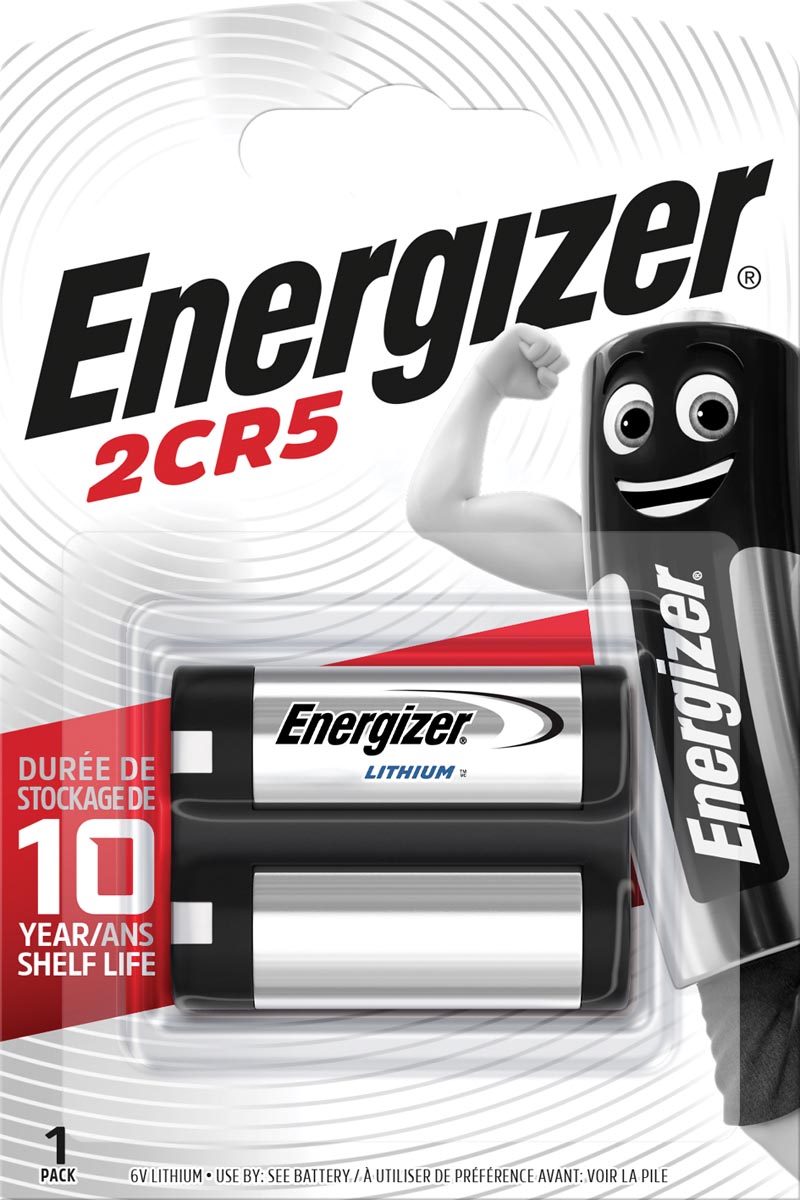 Energizer batterij Photo Lithium 2CR5, op blister afbeelding