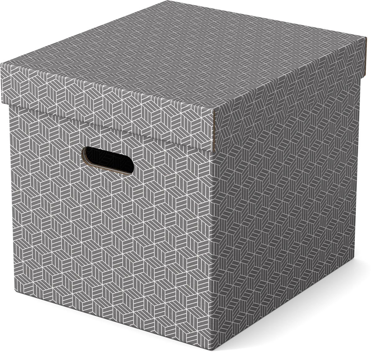 Esselte Home opbergdoos, ft 32 x 36,5 x 31,5 cm, grijs, pak van 3 stuks Esselte Home opbergdoos, ft 32 x 36,5 x 31,5 cm, grijs, pak van 3 stuks
