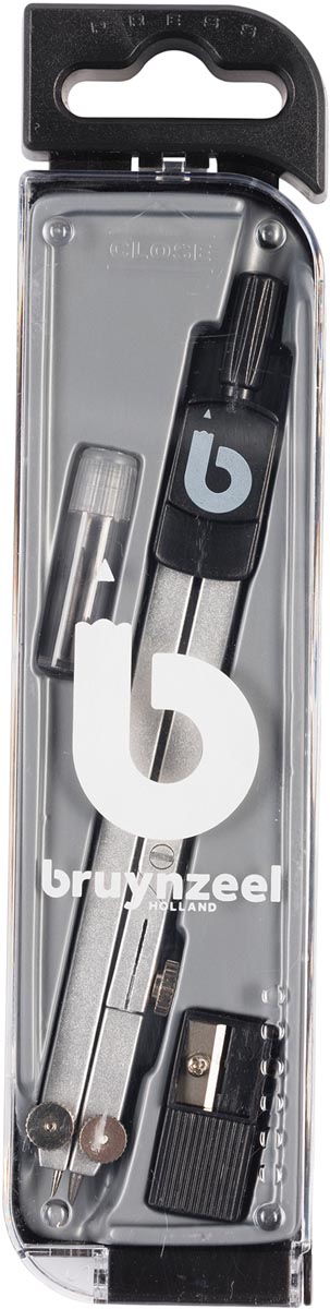 Bruynzeel 3-delige passer, in etui afbeelding