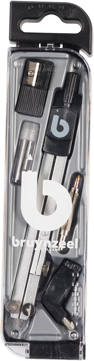 Bruynzeel 5-delige passer, in etui afbeelding