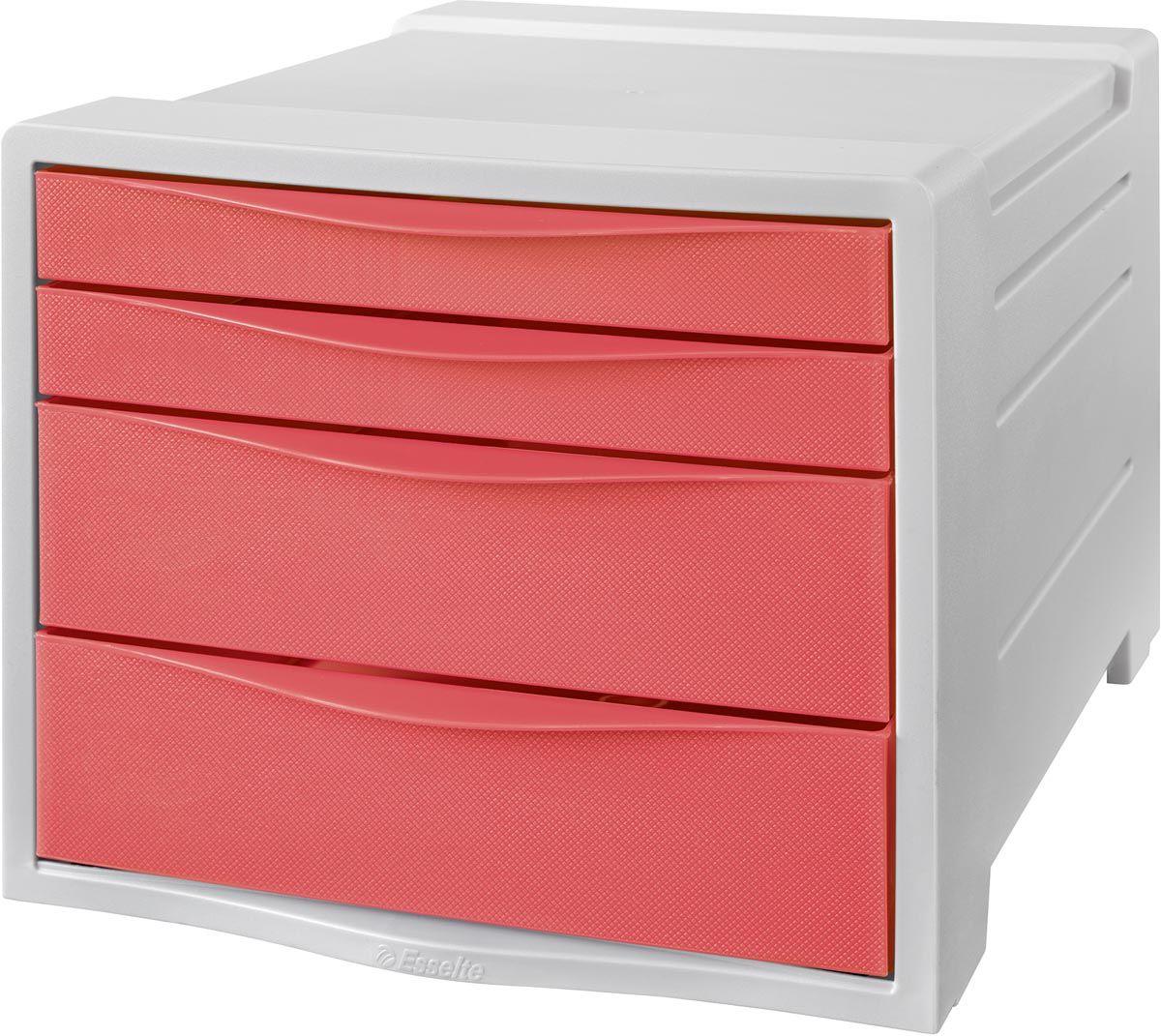 Esselte Colour'Breeze ladenblok, 4 laden, koraal Esselte Colour'Breeze ladenblok, 4 laden, koraal