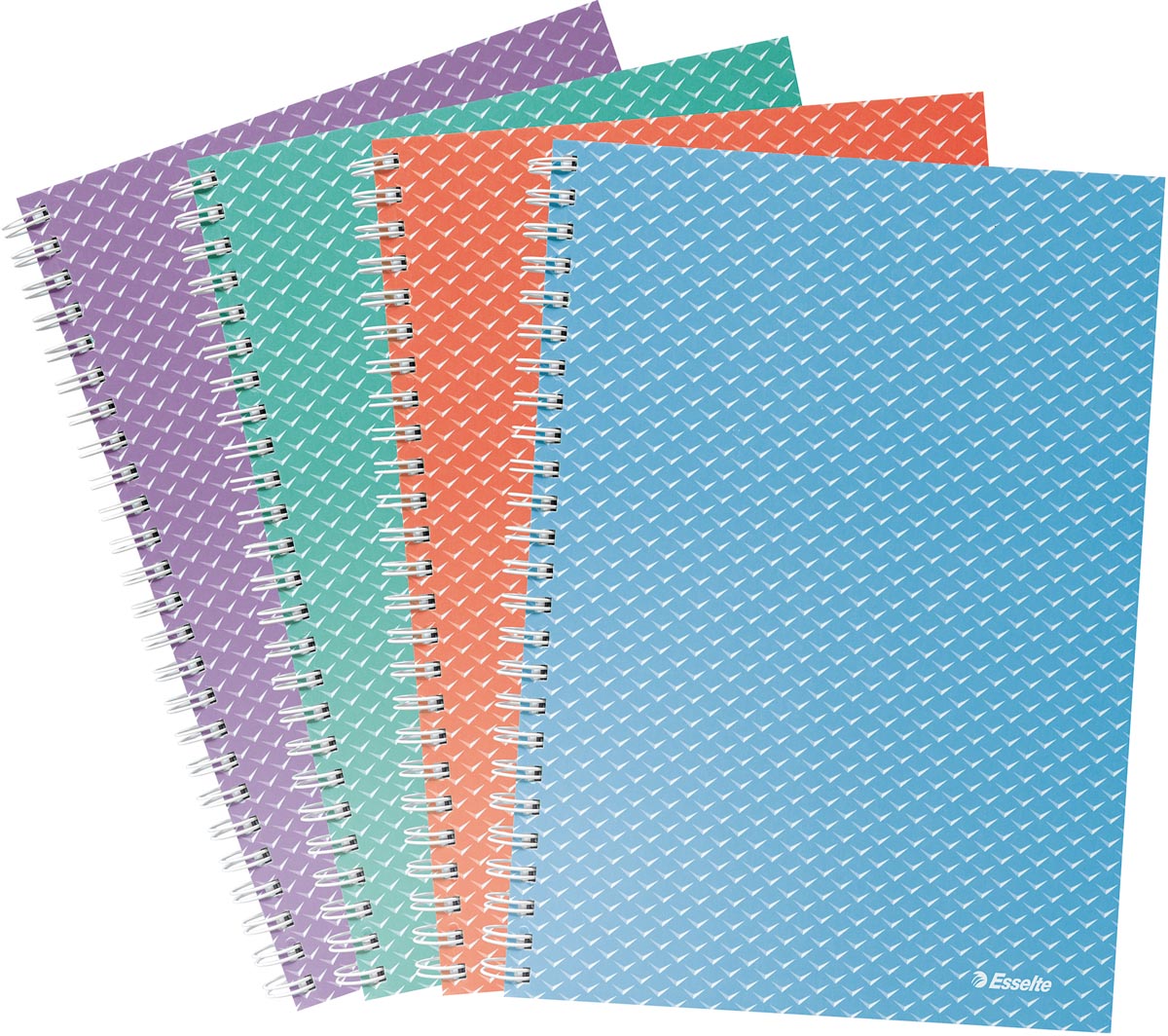 Esselte Colour'Breeze notitieboek met spiraalbinding, voor ft A5, geruit, assorti Esselte Colour'Breeze notitieboek met spiraalbinding, voor ft A5, geruit, assorti