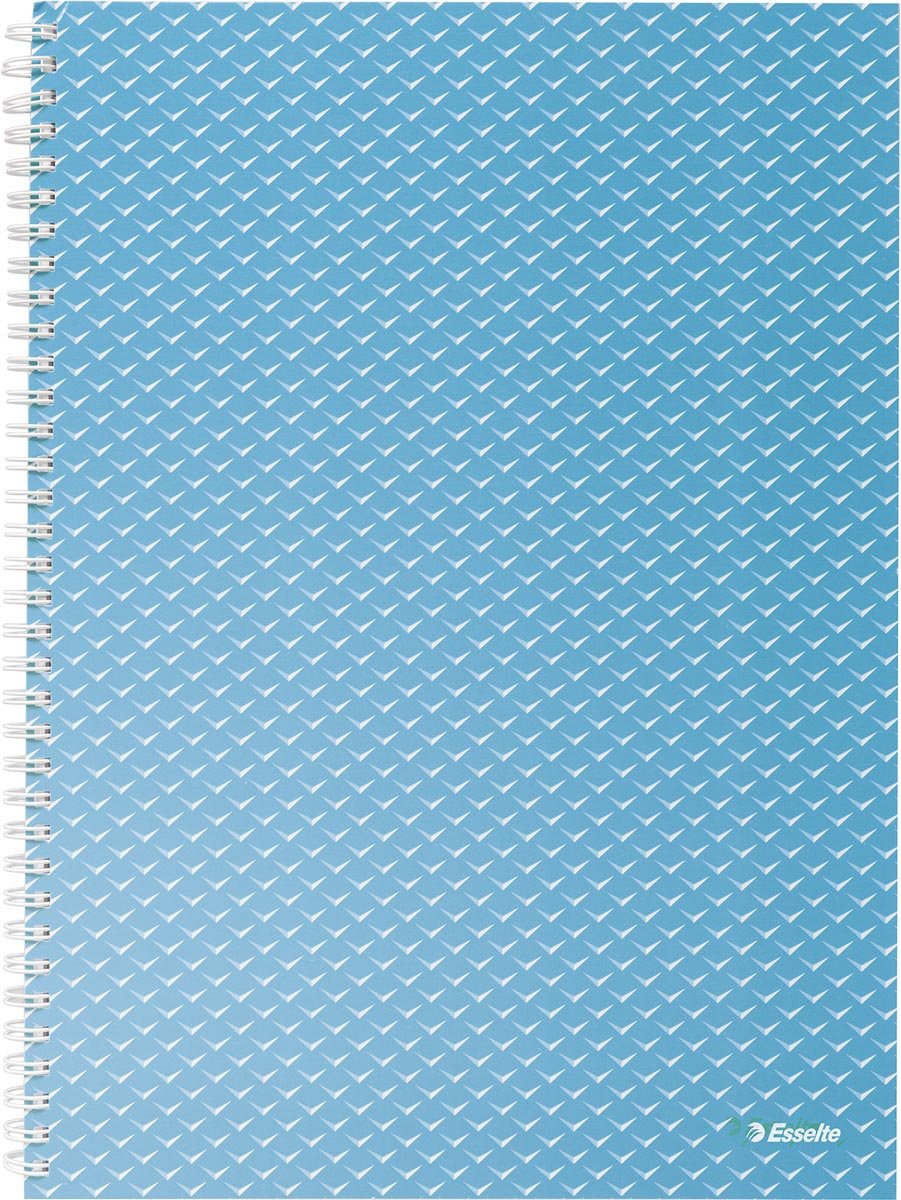Esselte Colour'Breeze notitieboek met spiraalbinding, voor ft A4, geruit, blauw Esselte Colour'Breeze notitieboek met spiraalbinding, voor ft A4, geruit, blauw