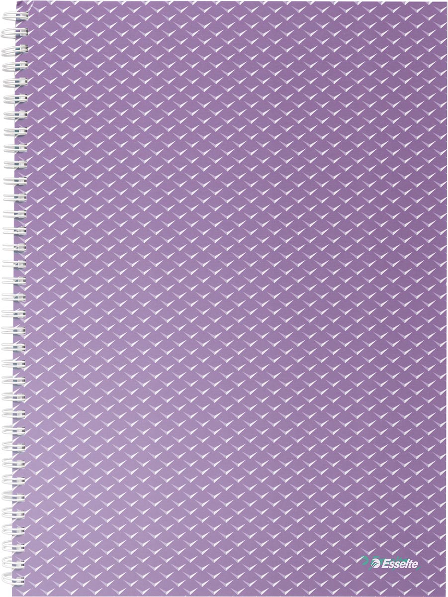 Esselte Colour'Breeze notitieboek met spiraalbinding, voor ft A4, geruit, lavendel Esselte Colour'Breeze notitieboek met spiraalbinding, voor ft A4, geruit, lavendel