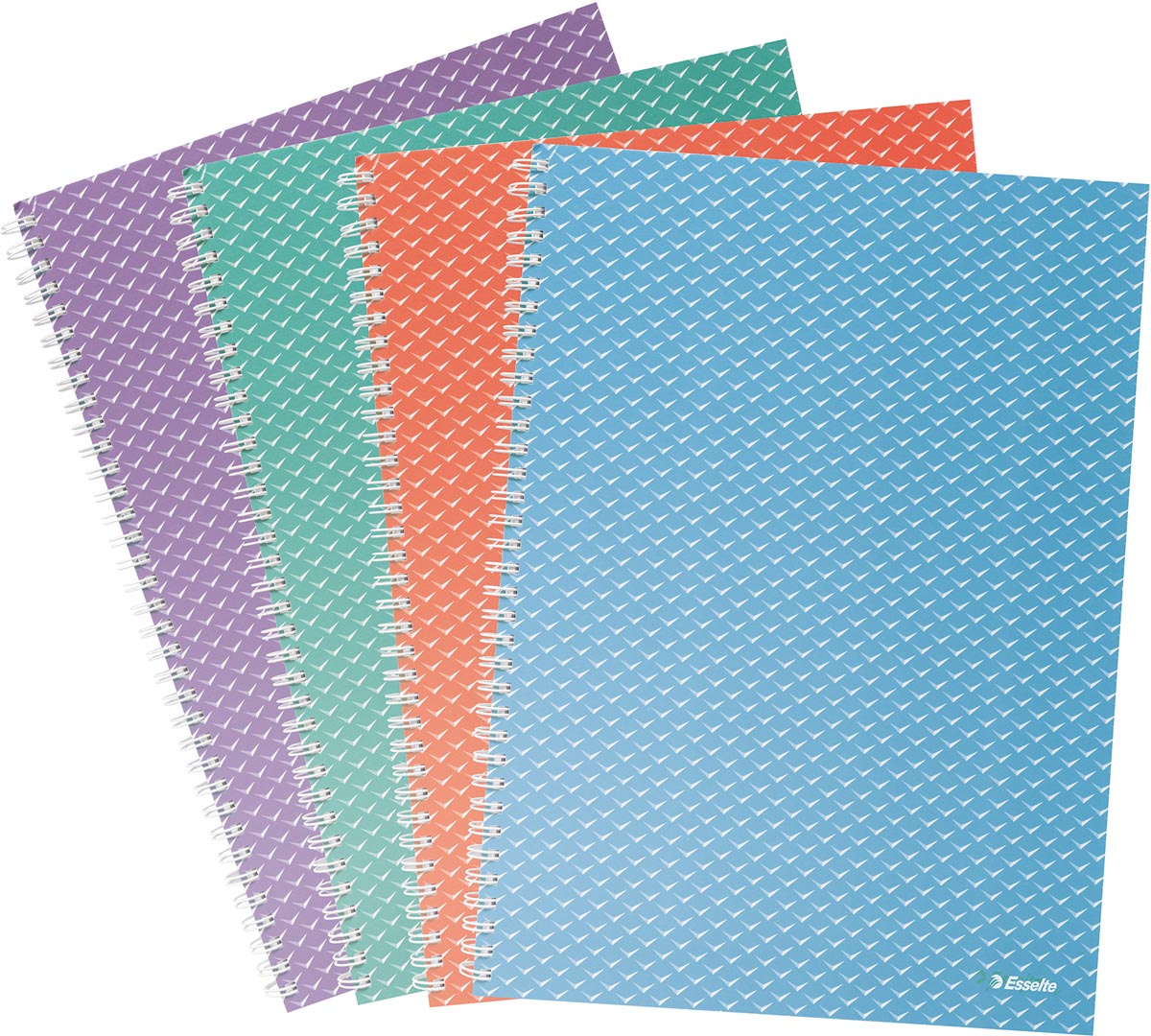 Esselte Colour'Breeze notitieboek met spiraalbinding, voor ft A4, geruit, assorti Esselte Colour'Breeze notitieboek met spiraalbinding, voor ft A4, geruit, assorti