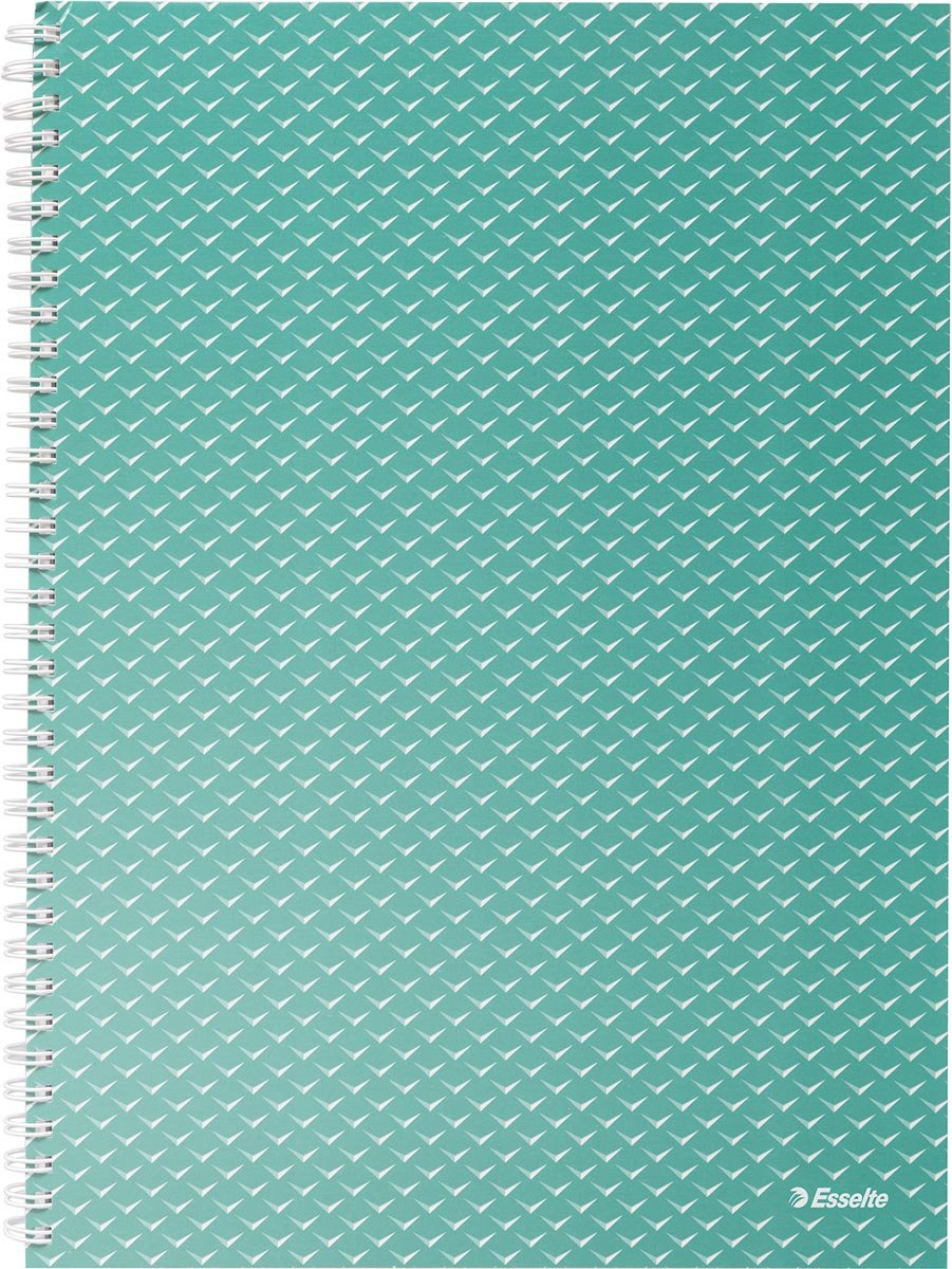 Esselte Colour'Breeze notitieboek met spiraalbinding, voor ft A4, gelijnd, groen Esselte Colour'Breeze notitieboek met spiraalbinding, voor ft A4, gelijnd, groen