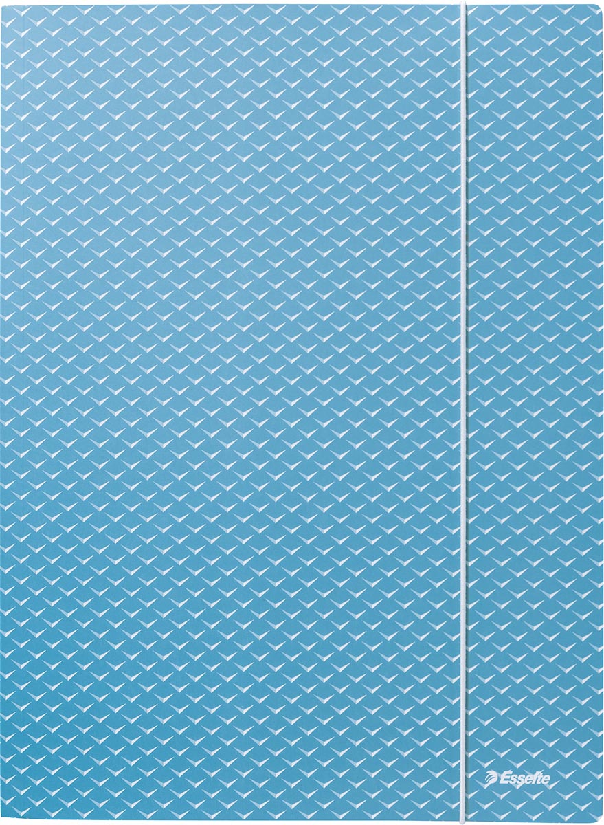 Esselte Colour'Breeze elastomap met 3 kleppen, uit karton, ft A4, blauw Esselte Colour'Breeze elastomap met 3 kleppen, uit karton, ft A4, blauw