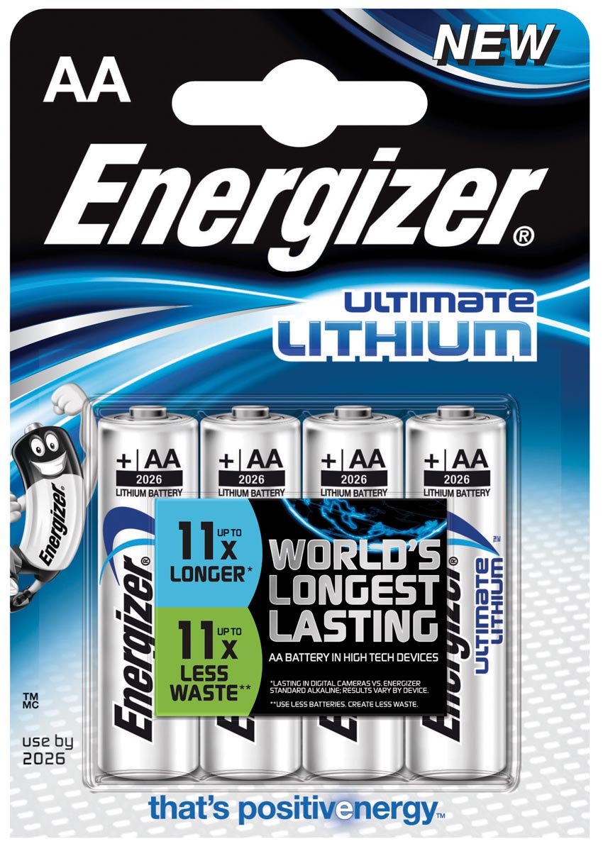 Energizer Batterijen Lithium Aa Blister Van 4 Stuks huismerk kopen in de aanbieding Energizer Batterijen Lithium Aa Blister Van 4 Stuks huismerk kopen in de aanbieding