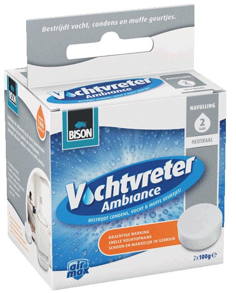 Bison Navulling Voor Ontvochtiger Ambiance Doos Van 2 Tabs 100 Gram huismerk kopen in de aanbieding