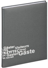 Pagna gastenboek, donkergrijs-3