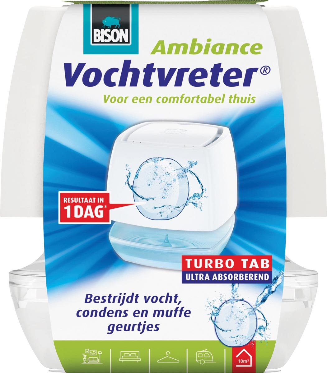 Bison navulbare ontvochtiger Ambiance, werkt met tabs van 100 gram afbeelding