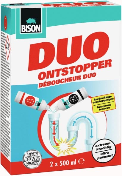 Afbeelding van Bison Duo ontstopper, doos van 2 X 500 ml