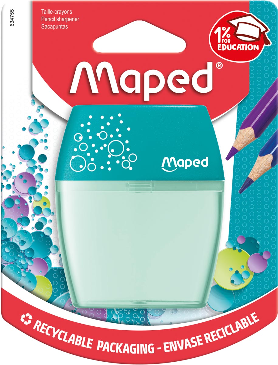 Maped Potloodslijper Shaker 2-gaats, op blister afbeelding