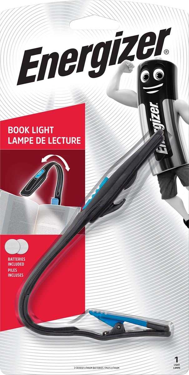 Energizer leeslamp Booklite, inclusief 2 CR2032 batterijen, op blister afbeelding