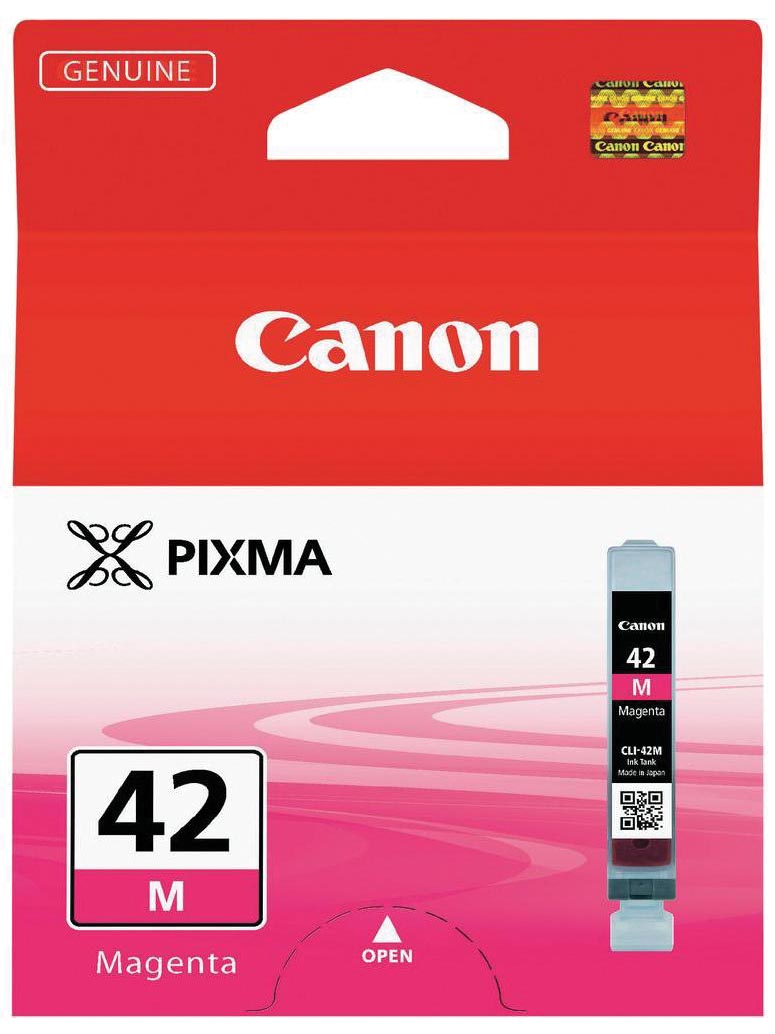 Canon inktcartridge CLI-42M, 416 foto's, 13 ml, OEM 6386B001, magenta