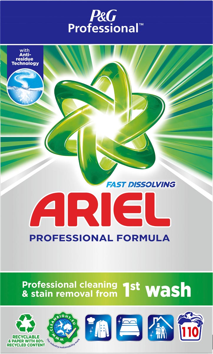 Ariel waspoeder Actilift, 110 wasbeurten, doos van 6,6 kg