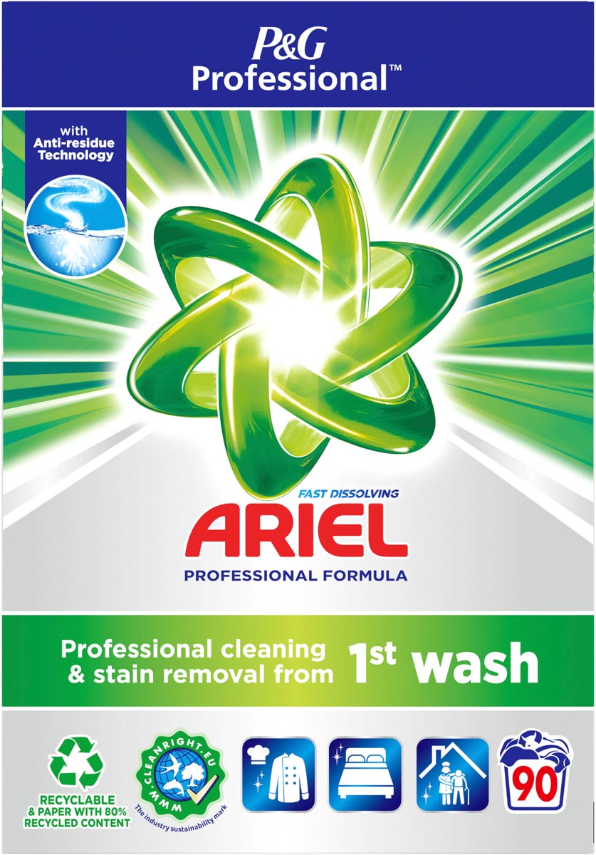 Ariel Professional Formula Fast Dissolving waspoeder, doos van 5,4 kg, 90 wasbeurten afbeelding