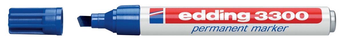 Edding permanent marker e-3300 blauw (op blister)