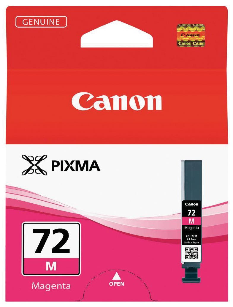 Canon inktcartridge PGI-72M, 710 fot's, 14 ml, OEM 6405B001, magenta