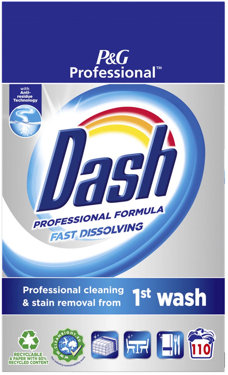 Dash Professional waspoeder Regular, doos van 6,6K kg