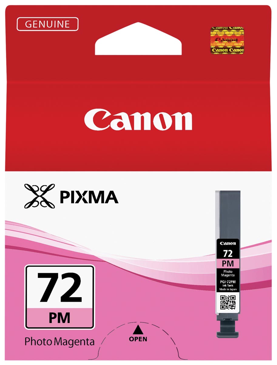 Canon inktcartridge PGI-72PM, 303 foto's, 14 ml, OEM 6408B001, foto magenta