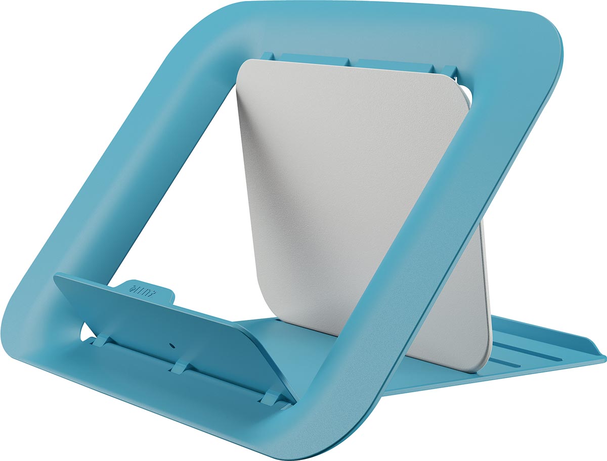 Leitz Ergo Cosy laptopstandaard, 80 % gerecycleerd kunststof, blauw afbeelding
