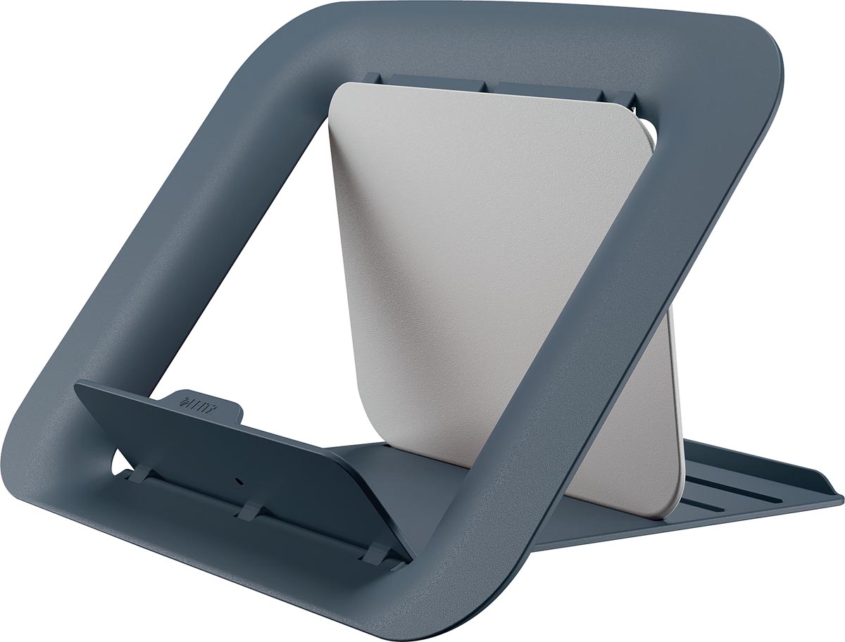Leitz Ergo Cosy laptopstandaard, 80 % gerecycleerd kunststof, grijs afbeelding