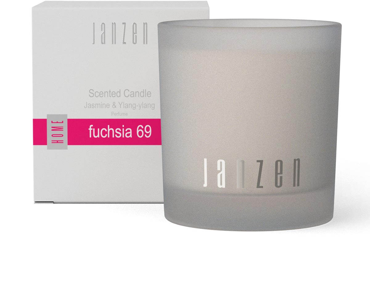 Janzen geurkaars Fuchsia 69, 210 g
