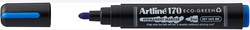Artline permanent marker Drysafe 170 Eco-Green, 2 mm, ronde punt, blauw