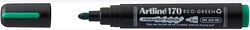 Artline permanent marker Drysafe 170 Eco-Green, 2 mm, ronde punt, groen