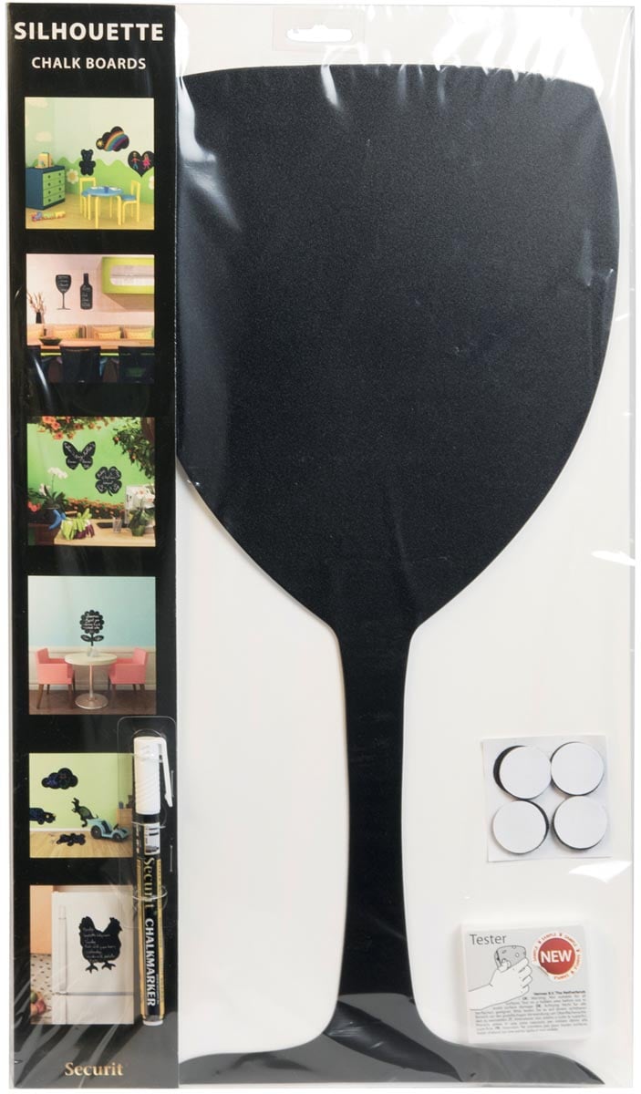 Securit Krijtbord Wijnglas Ft 30 X 50 huismerk kopen in de aanbieding