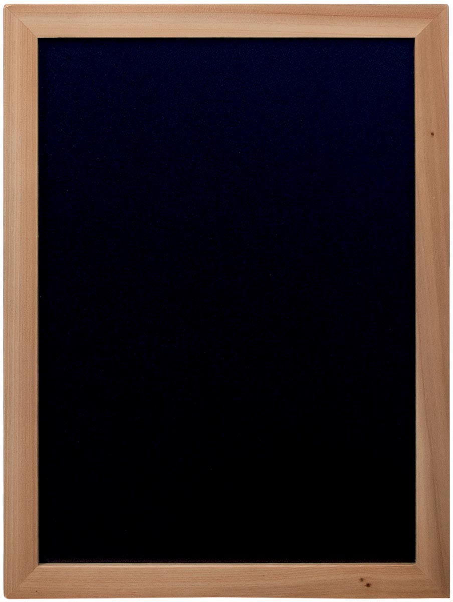 Securit krijtbord Woody ft 30 x 40 cm, teak