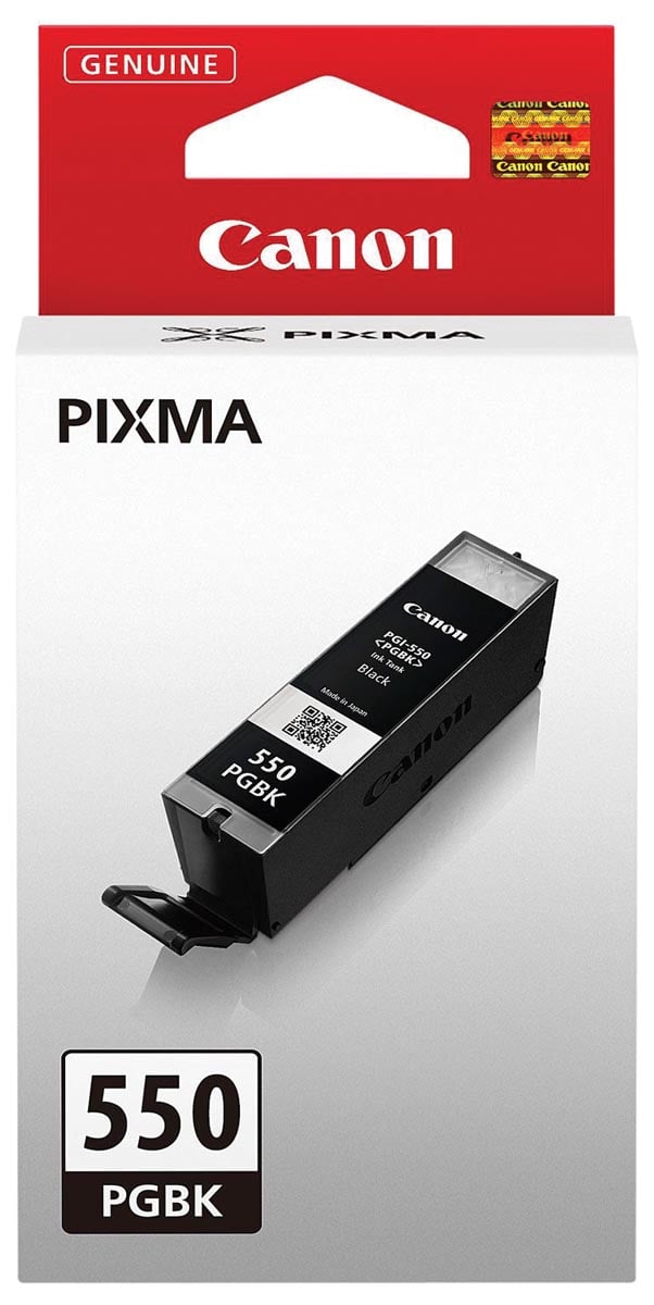 Canon inktcartridge PGI-550PGBK, 300 pagina&apos;s, OEM 6496B001, zwart afbeelding