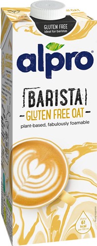 Alpro Barista plantaardige havermelk, 1 l, pak van 8 stuks
