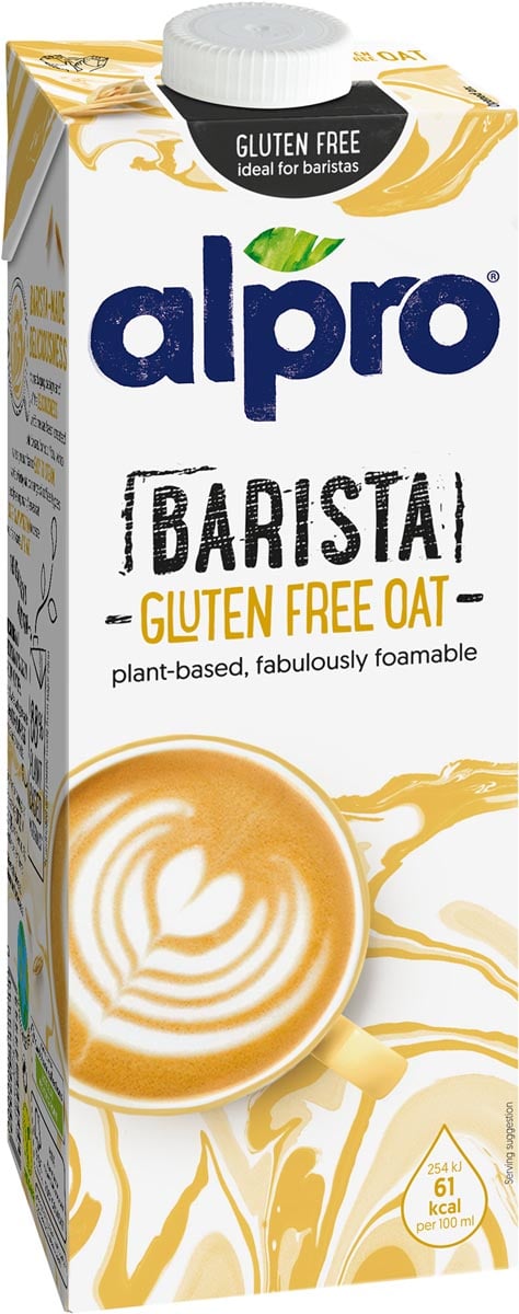Alpro Barista plantaardige havermelk, 1 l, pak van 8 stuks afbeelding