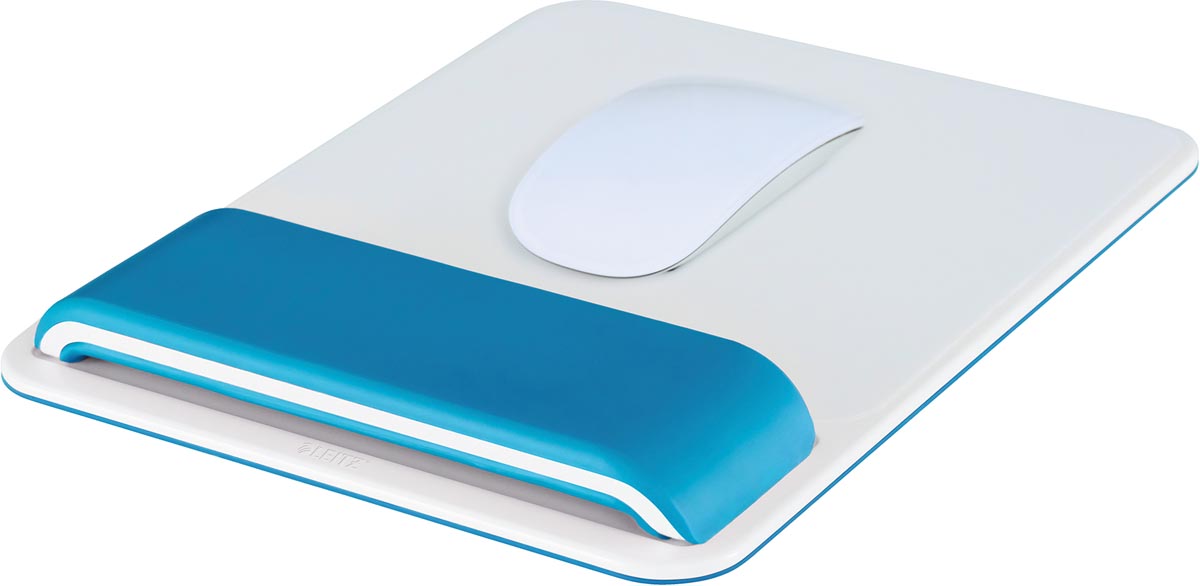 Leitz Ergo WOW muismat met verstelbare polssteun, blauw Leitz Ergo WOW muismat met verstelbare polssteun, blauw