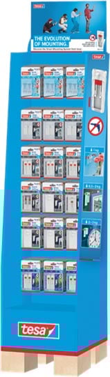 Tesa display Smart Mounting