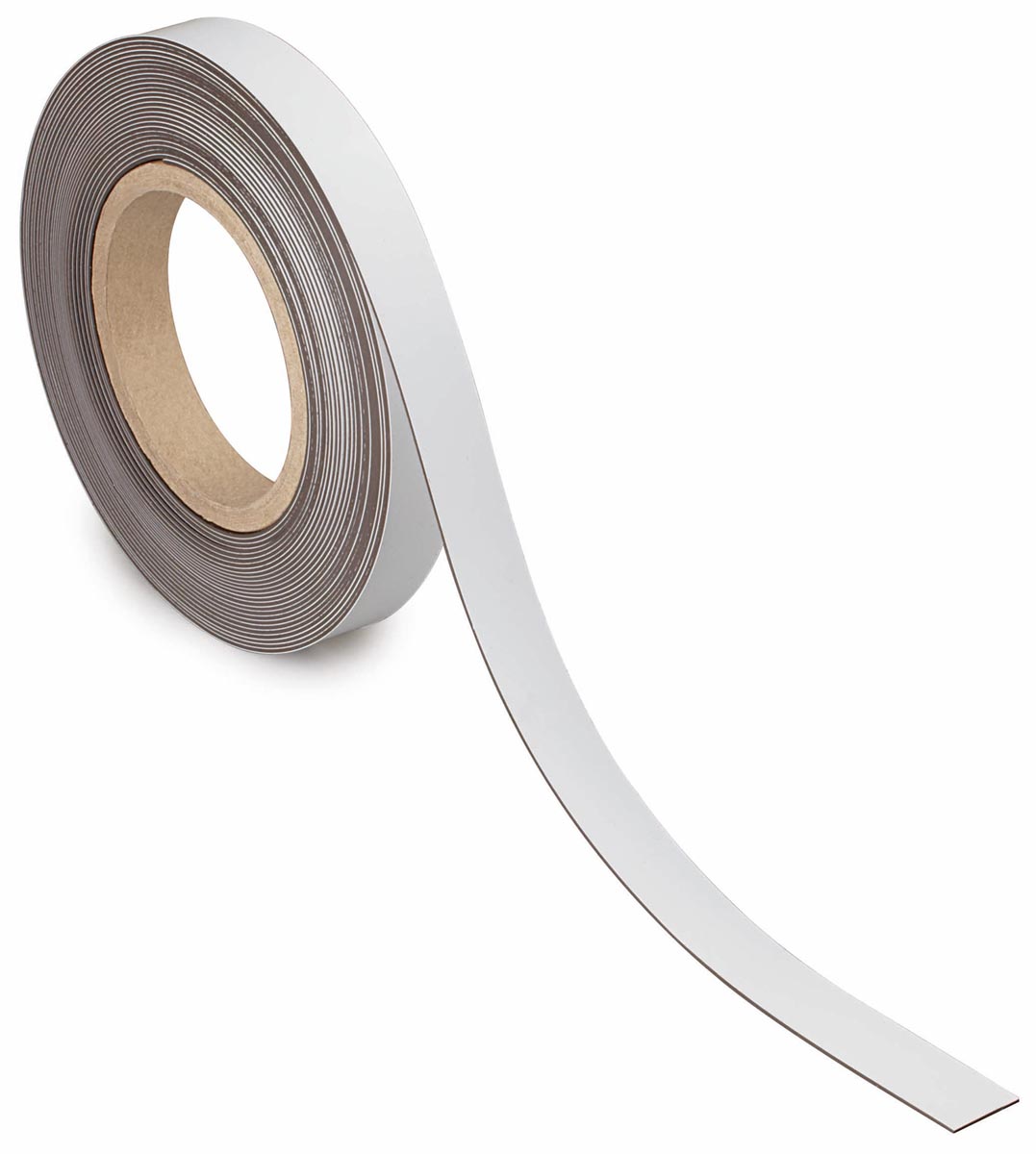 MAUL magnetisch etiketband beschrijf- en wisbaar, 10mtx20mm, wit afbeelding