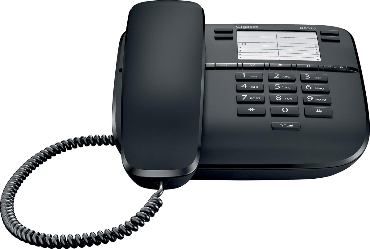 Gigaset DA310 vaste telefoon, zwart Gigaset DA310 vaste telefoon, zwart