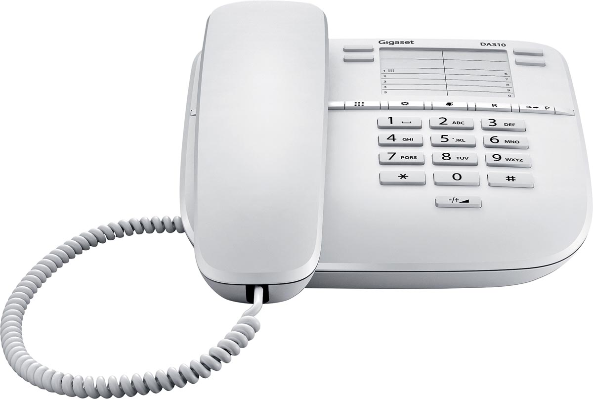 Gigaset DA310 vaste telefoon, wit Gigaset DA310 vaste telefoon, wit
