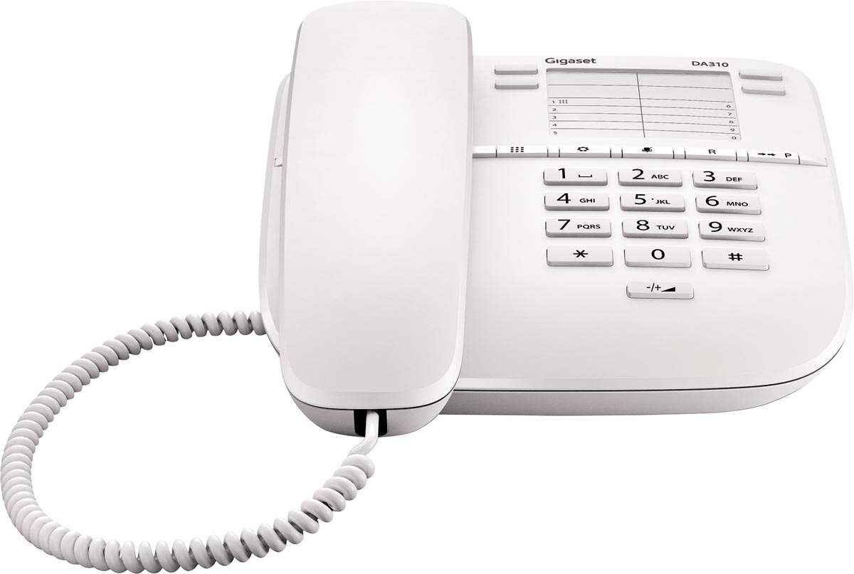 Gigaset DA310 vaste telefoon, wit