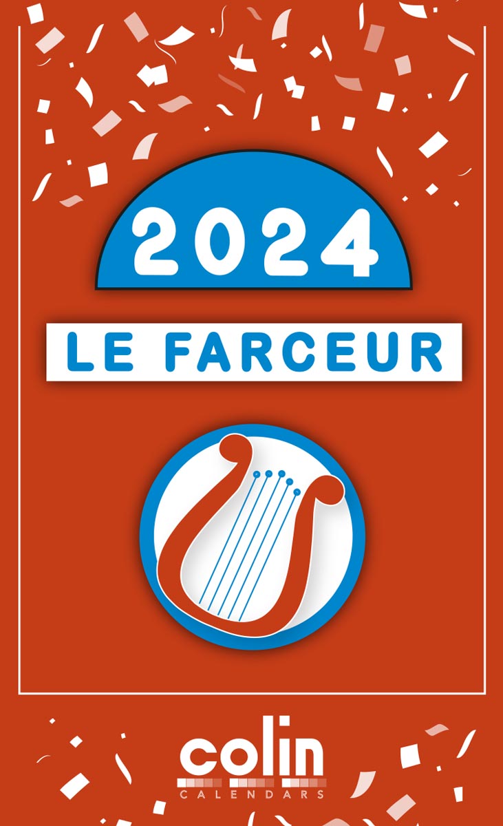 Dagblokkalender Le Farceur François Pirette 2024 Dagblokkalender Le Farceur François Pirette 2024