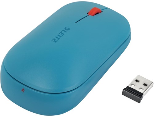 Leitz Cosy draadloze muis, blauw