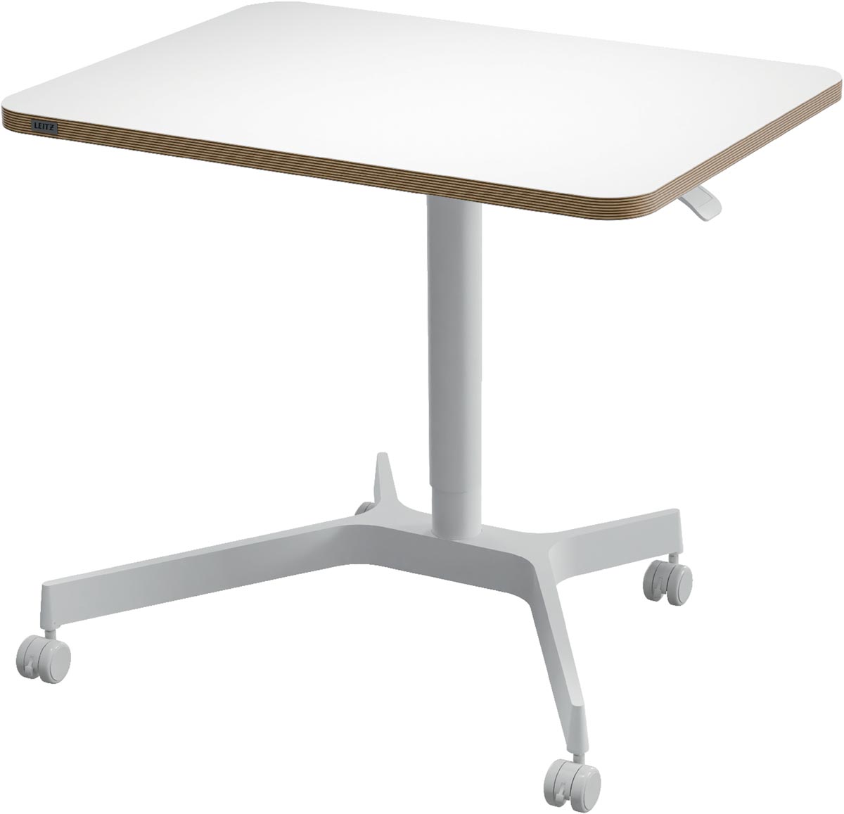Leitz Ergo Zit/Sta bureau, ft blad 80 x 60 cm, manueel, mobiel