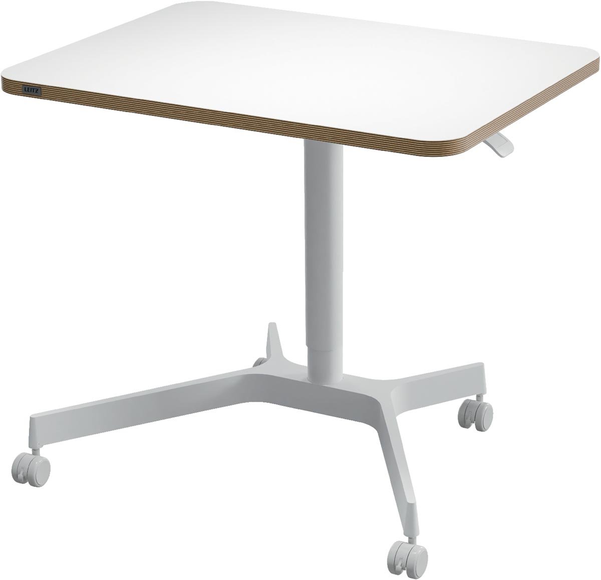 Leitz Ergo Zit/Sta bureau, klein, manueel, mobiel afbeelding