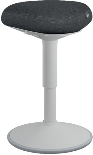 Leitz Ergo actieve Zitkruk met comfortzitting, lichtgrijs