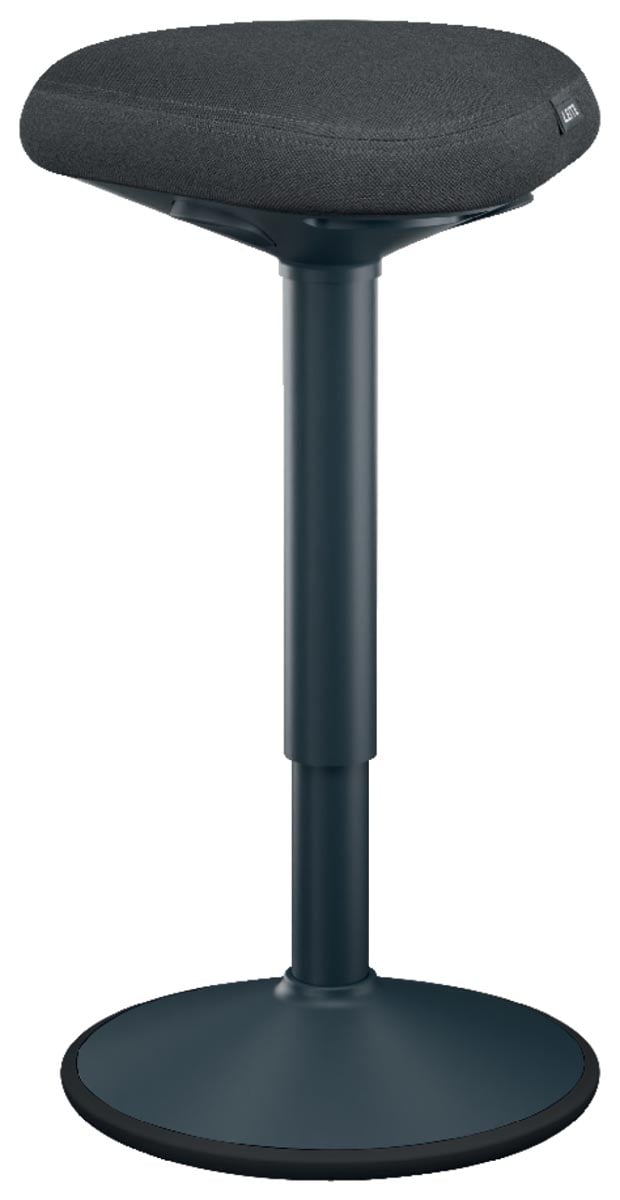 Leitz Ergo actieve Zit/Sta kruk met comfortzitting, donkergrijs afbeelding