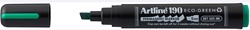 Artline permanent marker Drysafe 190 Eco-Green, 2-5 mm, schuine punt, groen