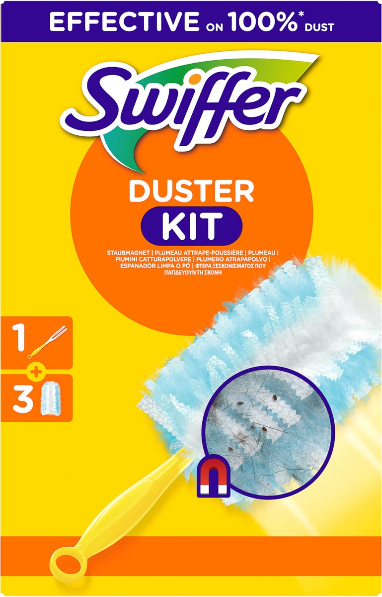 Swiffer Duster Trap & Lock kit + 3 stofdoekjes