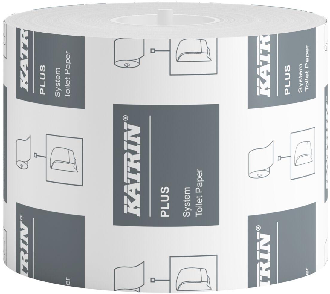 Katrin Plus toiletpapier voor dispensers, 2-laags, 800 vellen, pak van 36 rollen afbeelding